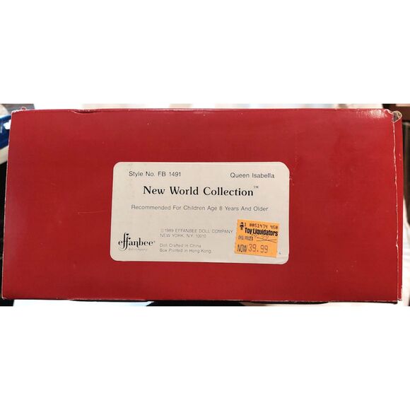 Box Only; for Effanbee Queen Isabella Doll, New World Collection - Picture 5 of 8